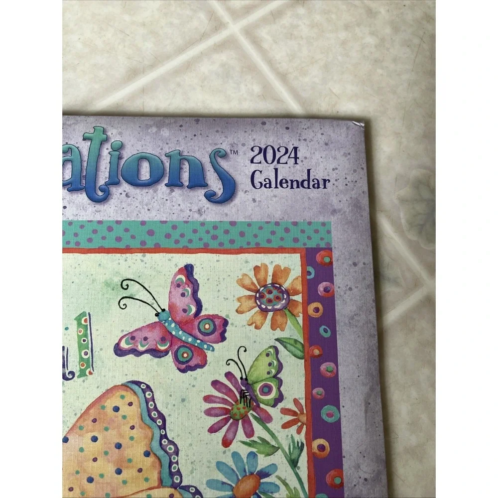 Lang Simple Inspirations 2024 Wall Calendar with Sleeve Debi Hron‎ Be your own